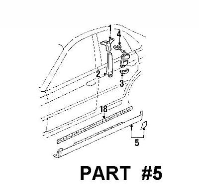 WTS:Side Skirt - Right (Passenger) Rocker Molding New-456.jpg