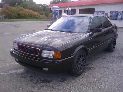 Then &amp; Now--Post Your Pics!-audi-red-grill.jpg