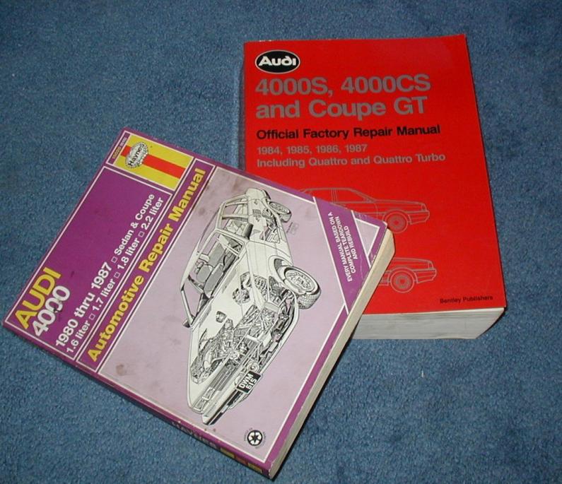 Audi 4000 Manuals - AudiForums.com