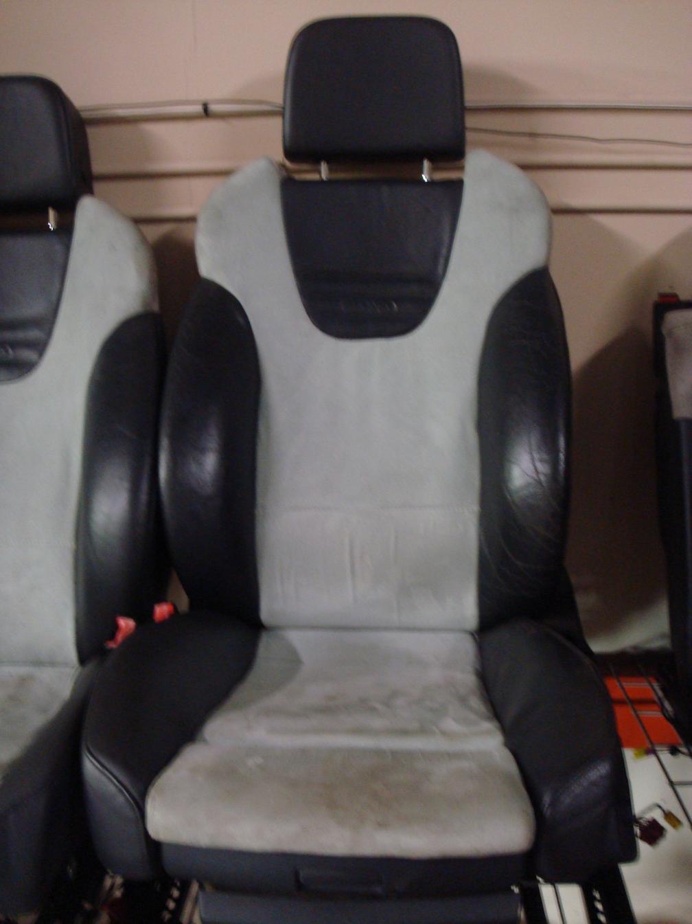 2004 Audi S4 4 2l Black Gray Suede Leather Recaro Interior